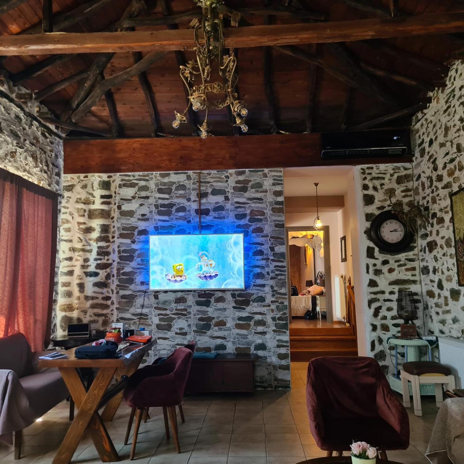 Stone Villa Inside Sea- Kids'Land Platanidia Bagian luar foto