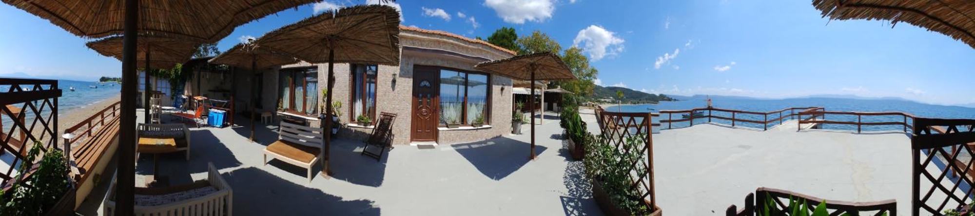 Stone Villa Inside Sea- Kids'Land Platanidia Bagian luar foto